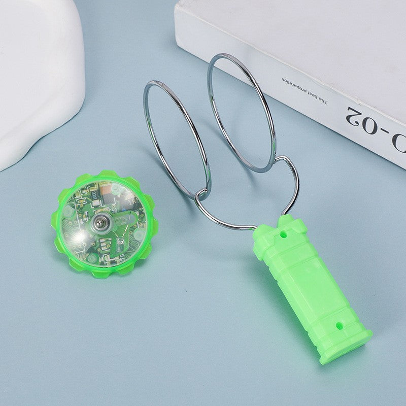 Jucarie Interactiva, Vivimall, Titirez Magnetic, cu Led, 19.8 x 5 cm, Verde - vivimall.ro