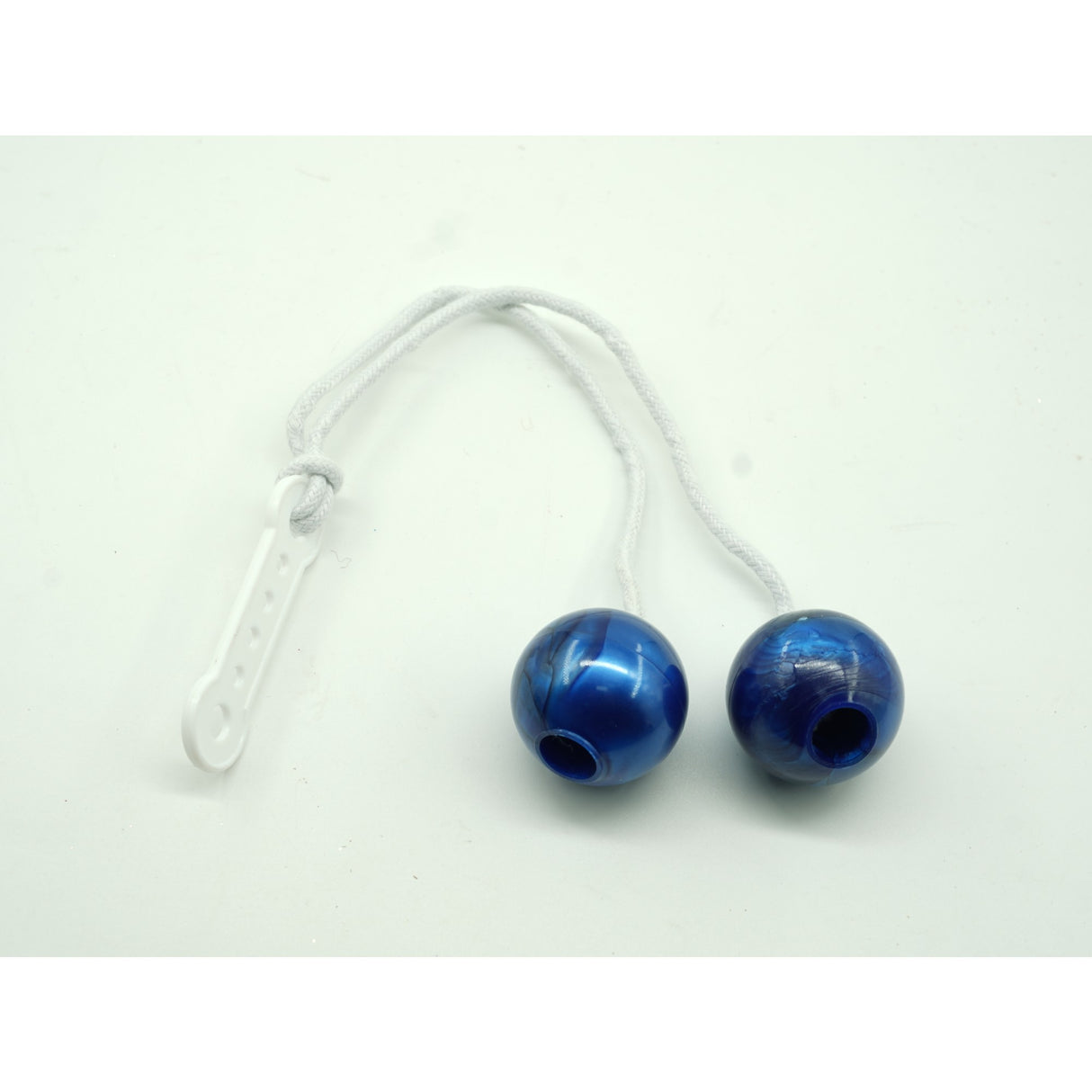 Jucarie interactiva cu bile, Vivimall, Clackers ball, antistres, Albastru, 40 mm - vivimall.ro