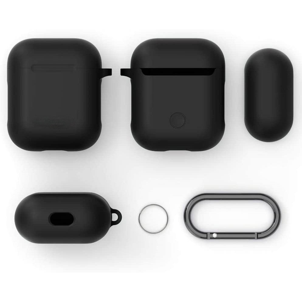 Husa AirPods Pro cu Inel Prindere Negru - vivimall.ro
