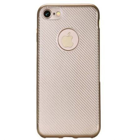 Husa Apple iPhone 6/6S Plus i-Zore Carbon Fiber Auriu - vivimall.ro