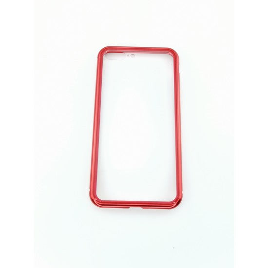 Husa Apple iPhone 7 Plus Magnetic 360, Rosu - vivimall.ro