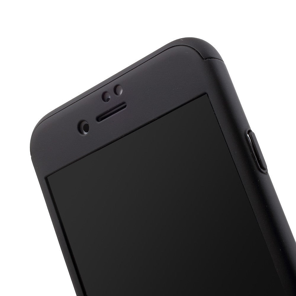 Husa Apple iPhone 8 Full Cover 360 Argintiu + Folie Cadou - vivimall.ro