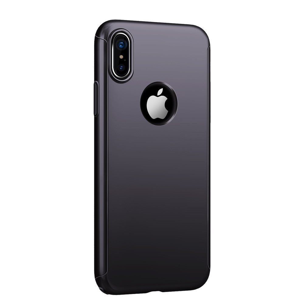 Husa Apple iPhone X Joyroom fata + spate Negru - vivimall.ro