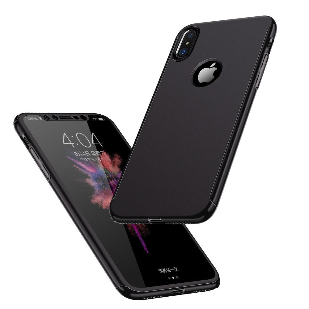 Husa Apple iPhone X Joyroom fata + spate Negru - vivimall.ro