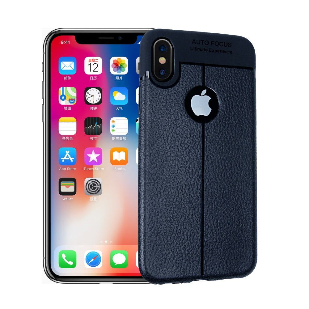 Husa Apple iPhone X Zore TPU moale Albastru - vivimall.ro