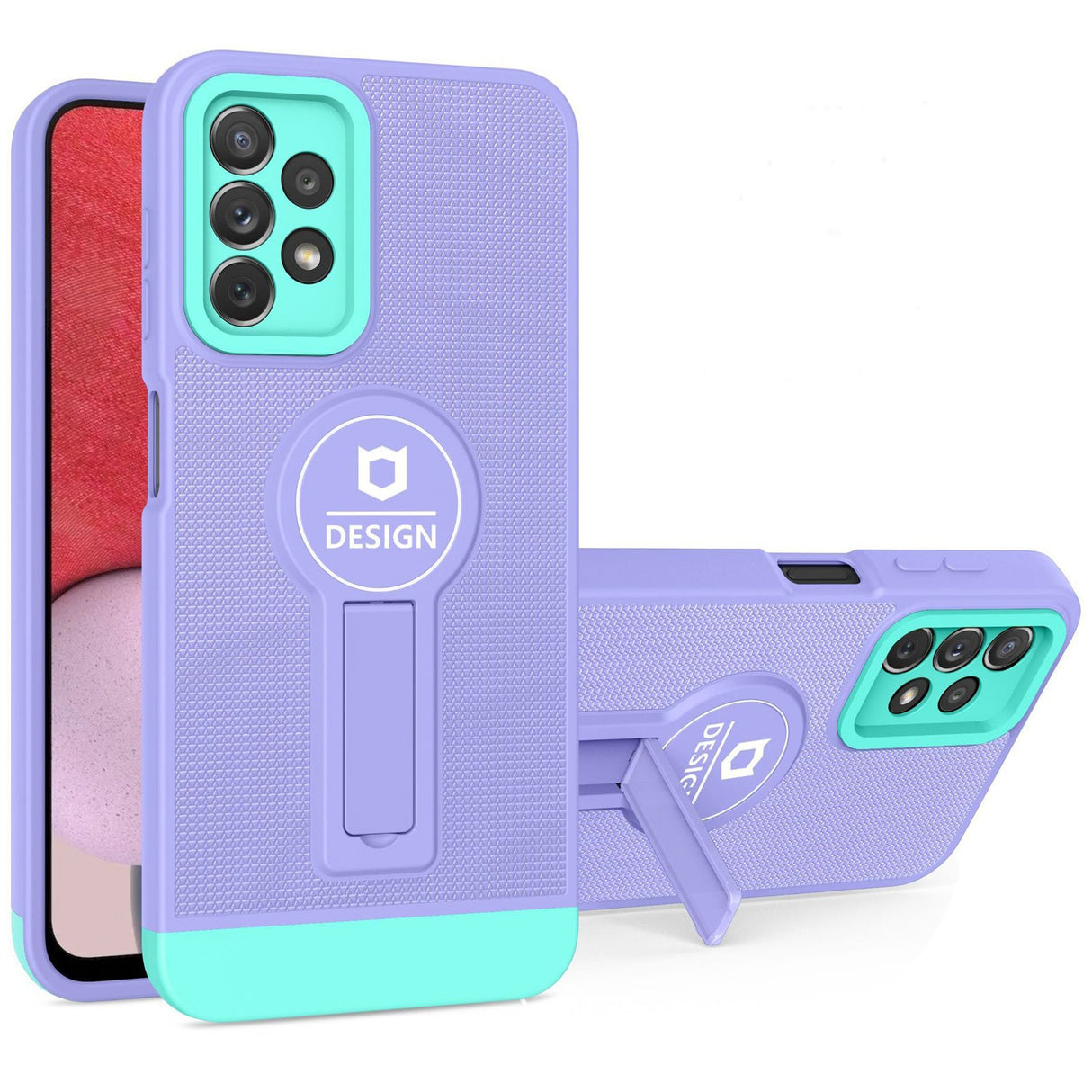 Husa Armor Design cu Stand pentru Apple iPhone X/XS Max, Mov/Albastru, Suport Auto Magnetic, Wireless Charge, Protectie Antisoc, Flippy - vivimall.ro