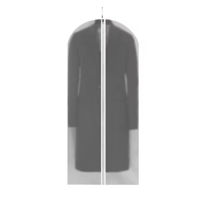 Set 5 Husa de Depozitare cu Fermoar, Vivimall, pentru Haine, de Protectie, pentru Voiaj, Netesut, Rezistent la Praf, 60x140 cm, Transparent-Alb - vivimall.ro