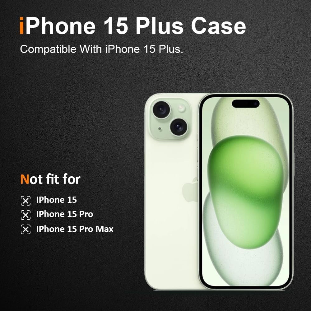 Husa de Protectie din Silicon, pentru Apple iPhone 15 Plus, PC, Antisoc, Rezistenta la Impact, Transparenta - vivimall.ro