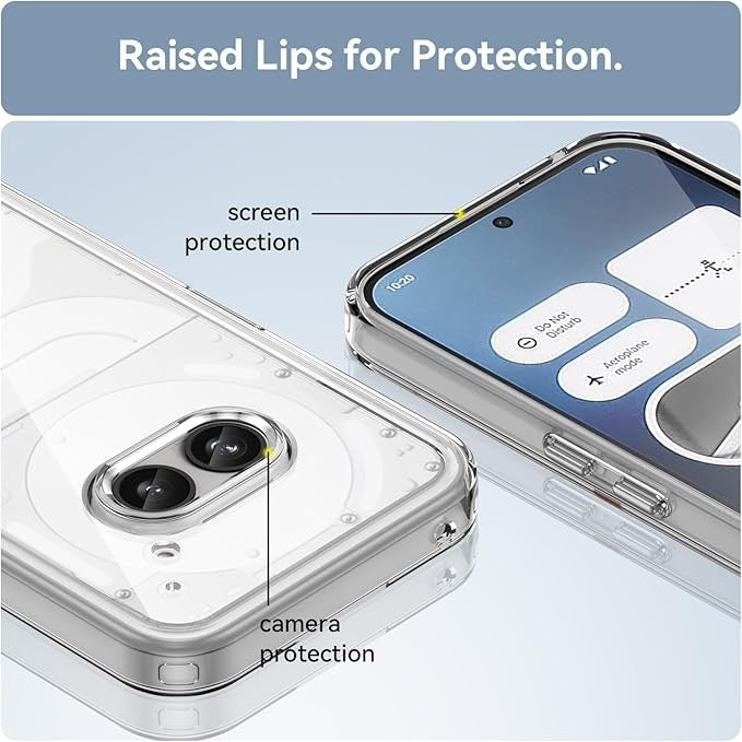 Husa de Protectie, Vivimall, Compatibil cu Nothing Phone 2A, Silicon TPU, Protectie camere, Transparent - vivimall.ro