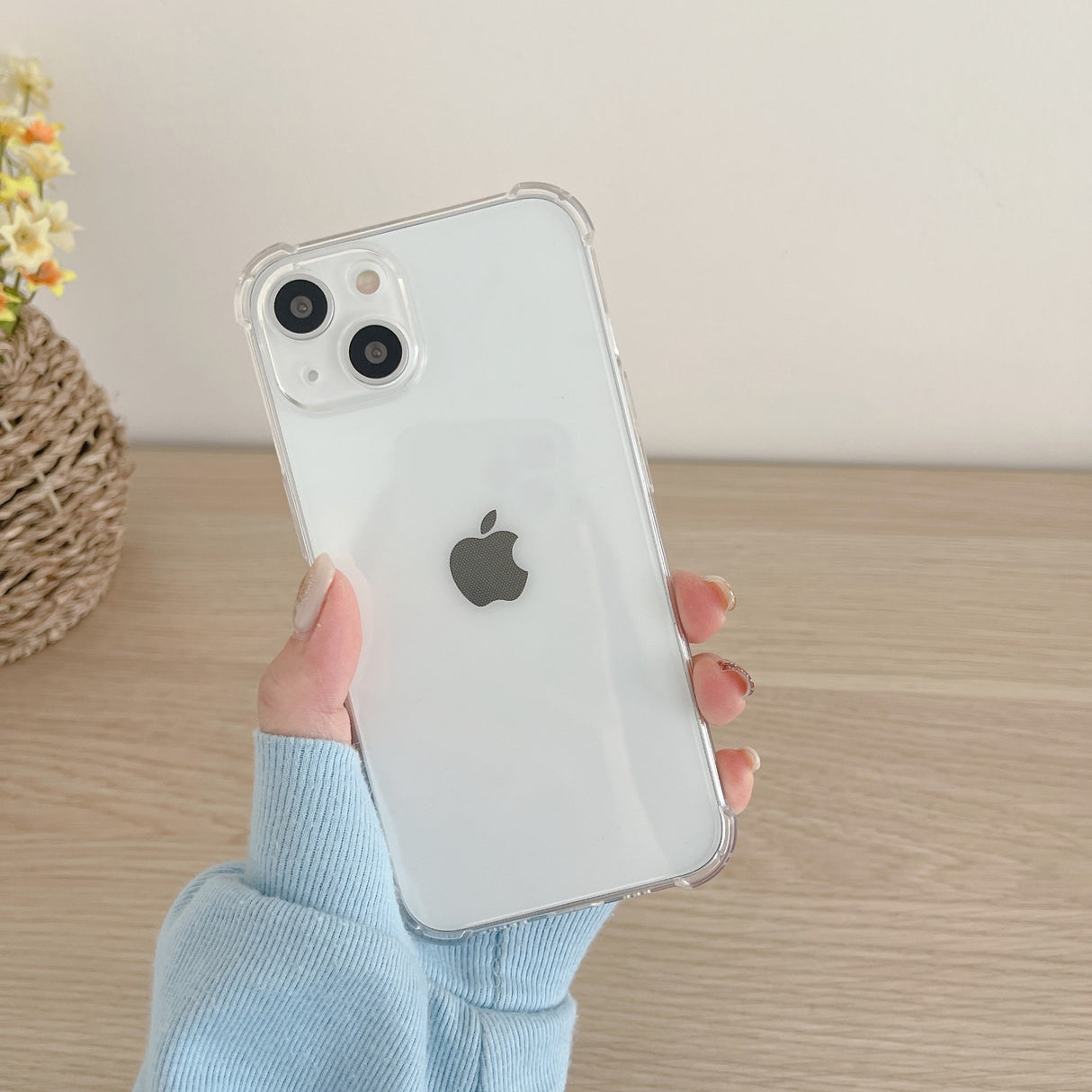 Husa de protectie Flippy compatibila cu Apple iPhone 13 Mini Tpu Antisoc 1.5 mm Transparent - vivimall.ro