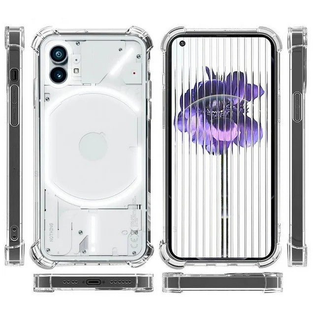 Husa de Protectie, Flippy, Compatibila cu Nothing Phone 2, TPU Antisoc, Protectie Colturi, 1.5 mm Transparent - vivimall.ro