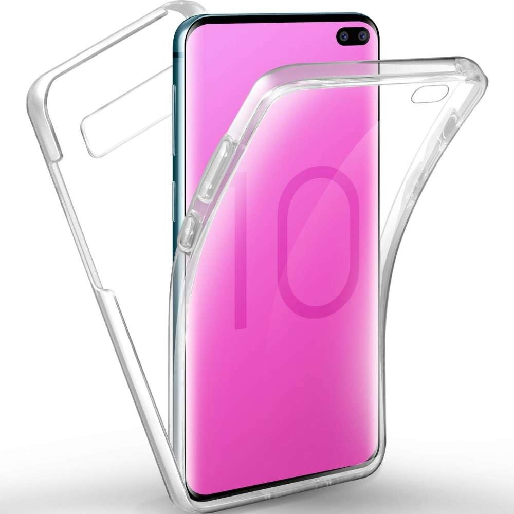 Husa de protectie Flippy® compatibila cu Samsung S10 Plus Full Tpu 360 Transparent - vivimall.ro