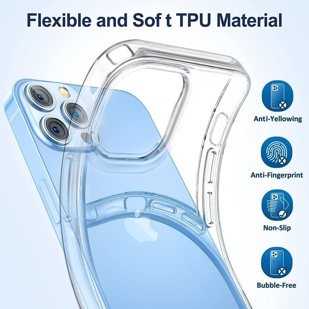 Husa de protectie Flippy compatibila cu Xiaomi Mi 11 Lite Tpu 1.0 mm Transparent - vivimall.ro