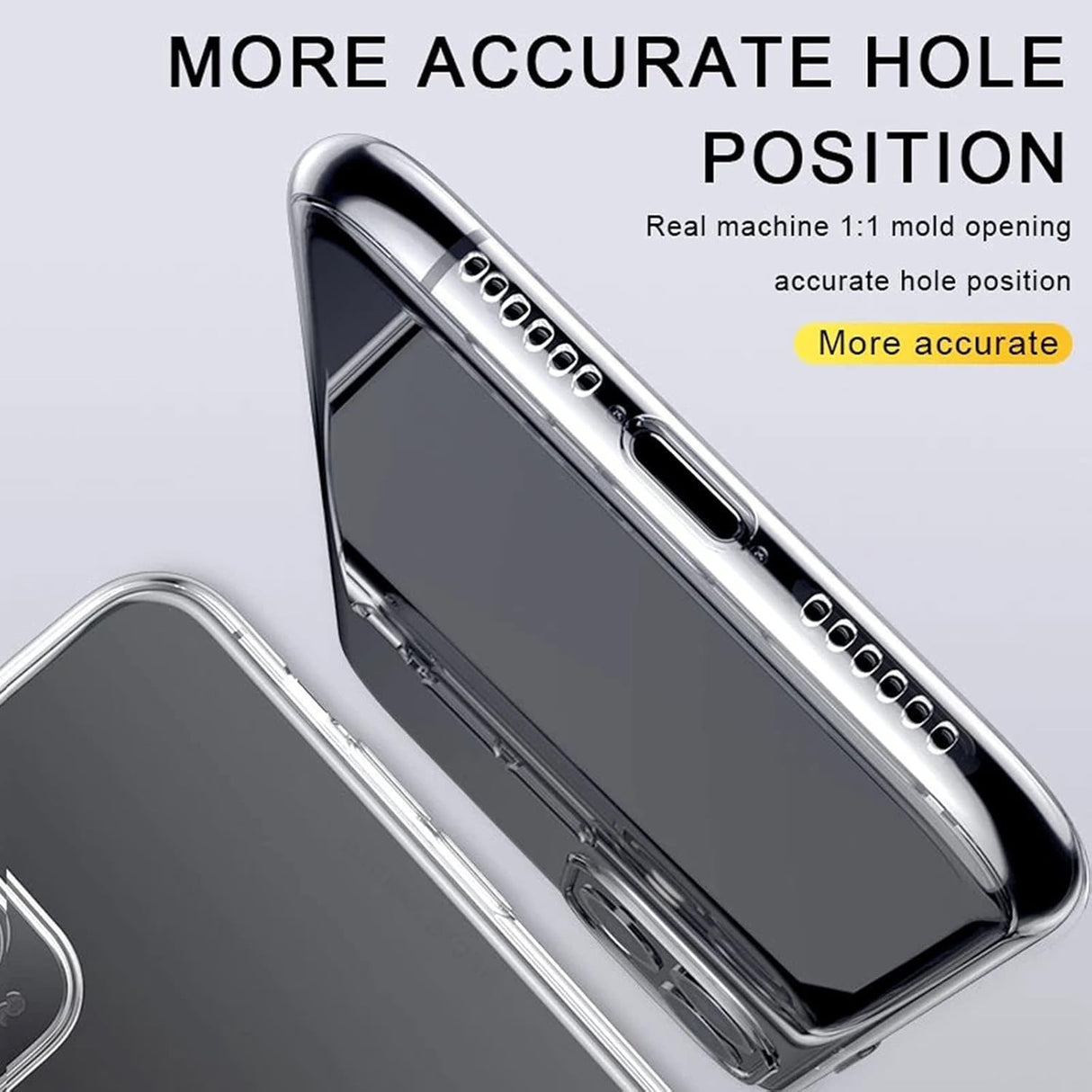 Husa de Protectie, Vivimall, Compatibila cu Xiaomi Redmi 13C 5G, Tip Carcasa, Silicon TPU, Protectie camere, Transparent - vivimall.ro