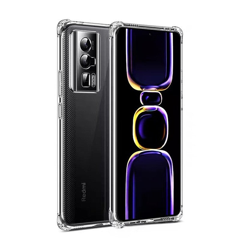 Husa de Protectie, Vivimall, Compatibila cu Xiaomi Redmi Note 13 Pro+ Plus, TPU Antisoc, Protectie Colturi, 1.5 mm Transparent - vivimall.ro