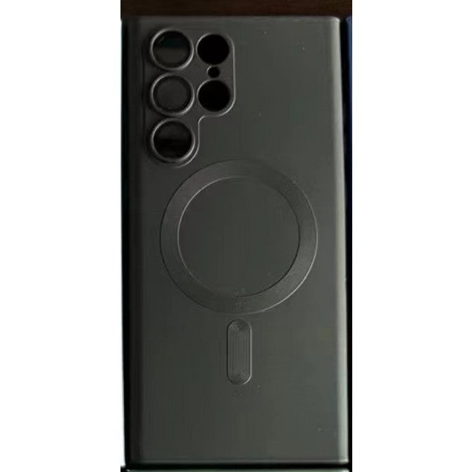 Husa de protectie Flippy, cu incarcare Wireless, Tehnologie Magsafe, pentru Samsung Galaxy S23 , Negru - vivimall.ro