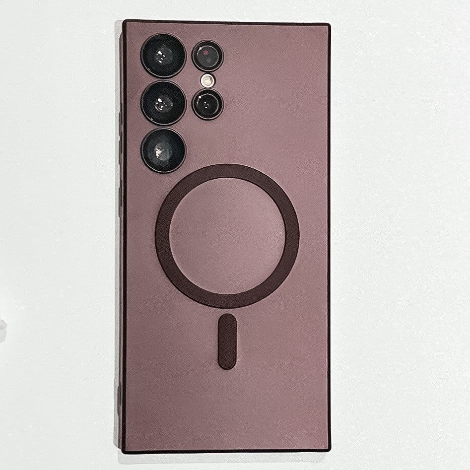 Husa de protectie Flippy, cu incarcare Wireless, Tehnologie Magsafe, pentru Samsung Galaxy S23 Ultra , Mov - vivimall.ro