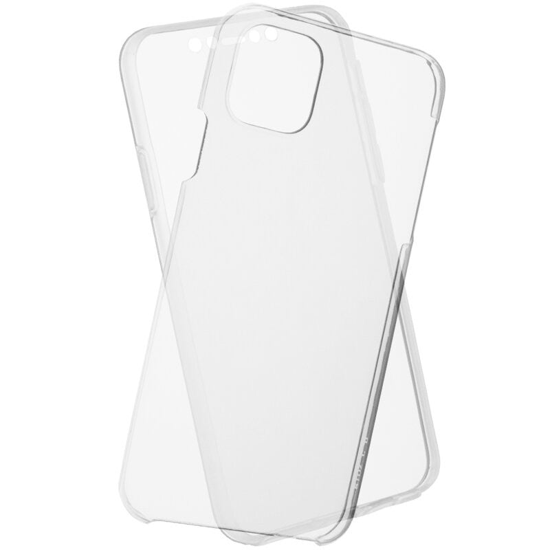 Husa de Protectie, Flippy, pentru Apple iPhone 11, Acoperire Completa 360, Silicon, Transparenta - vivimall.ro