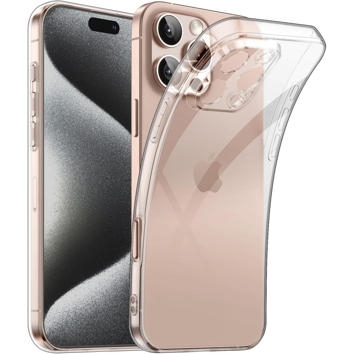 Husa de Protectie, Vivimall, pentru Apple iPhone 16 Pro Max, TPU, Antisoc, Rezistenta la Impact, Protectie Camera, Transparenta - vivimall.ro