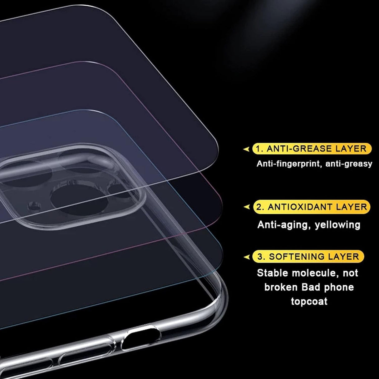 Husa de Protectie, Vivimall, pentru Apple iPhone 16 Pro Max, TPU, Antisoc, Rezistenta la Impact, Protectie Camera, Transparenta - vivimall.ro