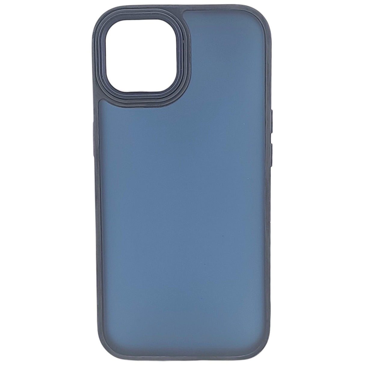 Husa de Protectie, Vivimall, pentru iPhone 15 Plus, Satin Matte, din PC, Albastru - vivimall.ro