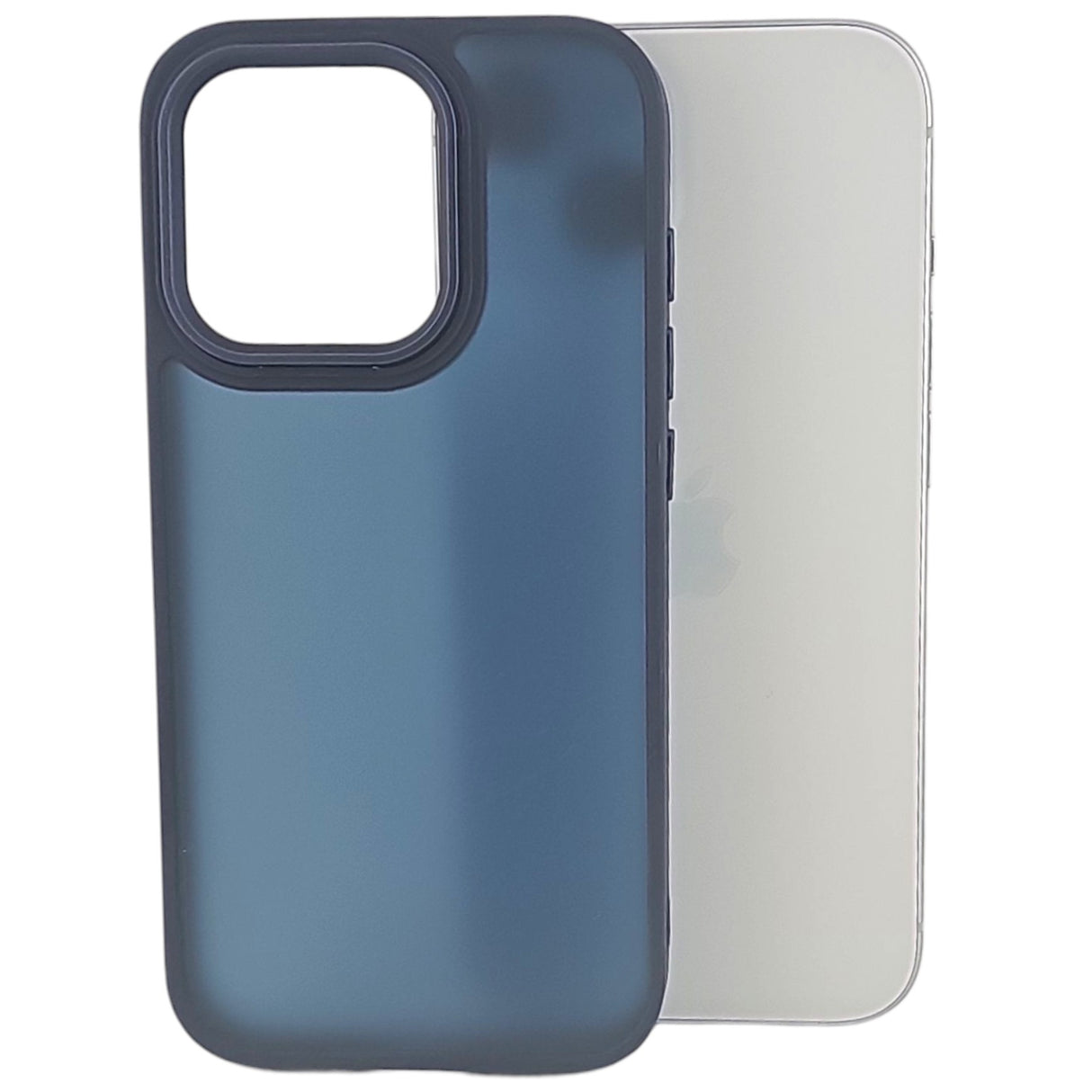 Husa de Protectie, Vivimall, pentru iPhone 15 Pro, Satin Matte, din PC, Albastru - vivimall.ro