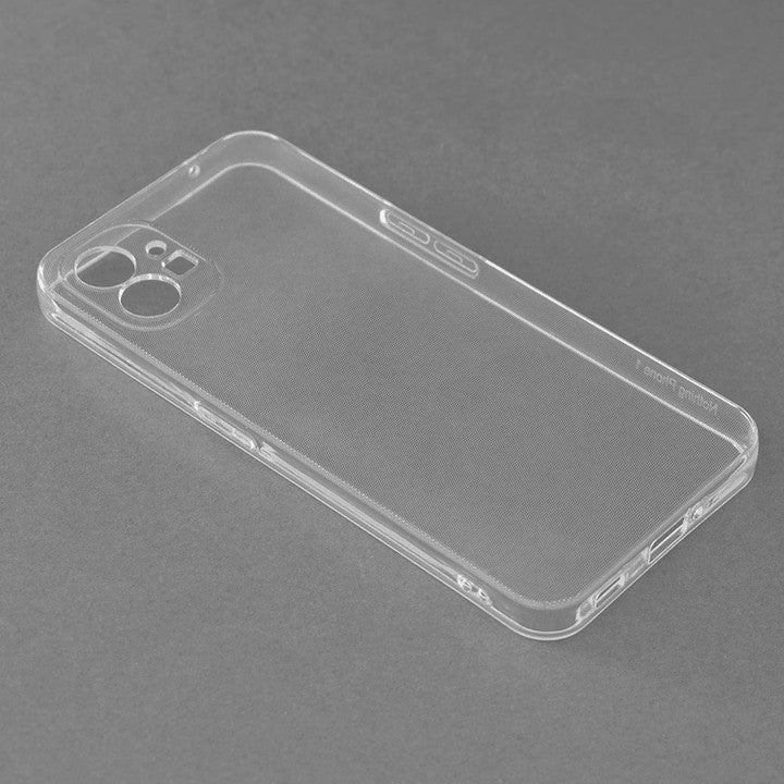 Husa de Protectie, Vivimall, pentru Nothing Phone 1, TPU Protect Plus, cu Dust Plug, Transparent - vivimall.ro