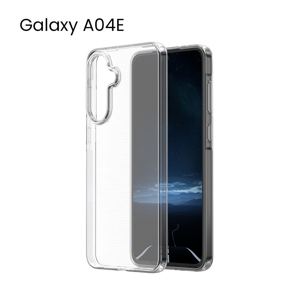 Husa de Protectie, Vivimall, Husa de Protectie pentru Samsung Galaxy A04E, tip Carcasa, subtire din Silicon TPU, 1mm, Protect Plus, Transparenta - vivimall.ro