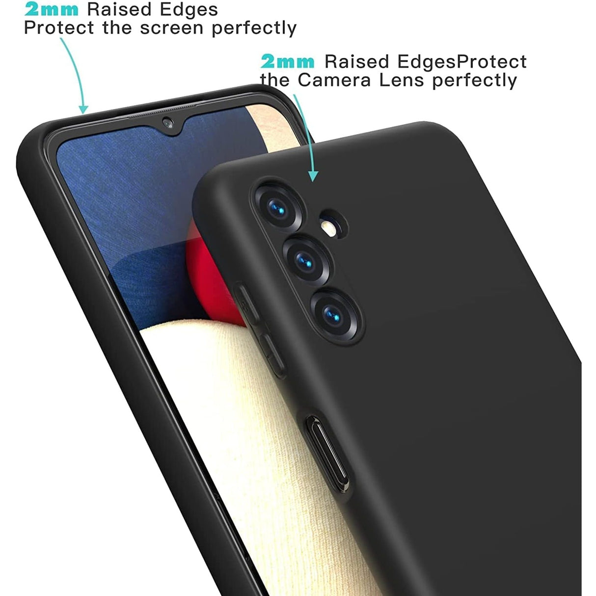 Husa de Protectie, Vivimall, pentru Samsung Galaxy S24 FE, Liquid Silicone, cu Microfibra pe Interior, Protectie Antisoc, Compatibil Incarcare Wireless, Negru - vivimall.ro