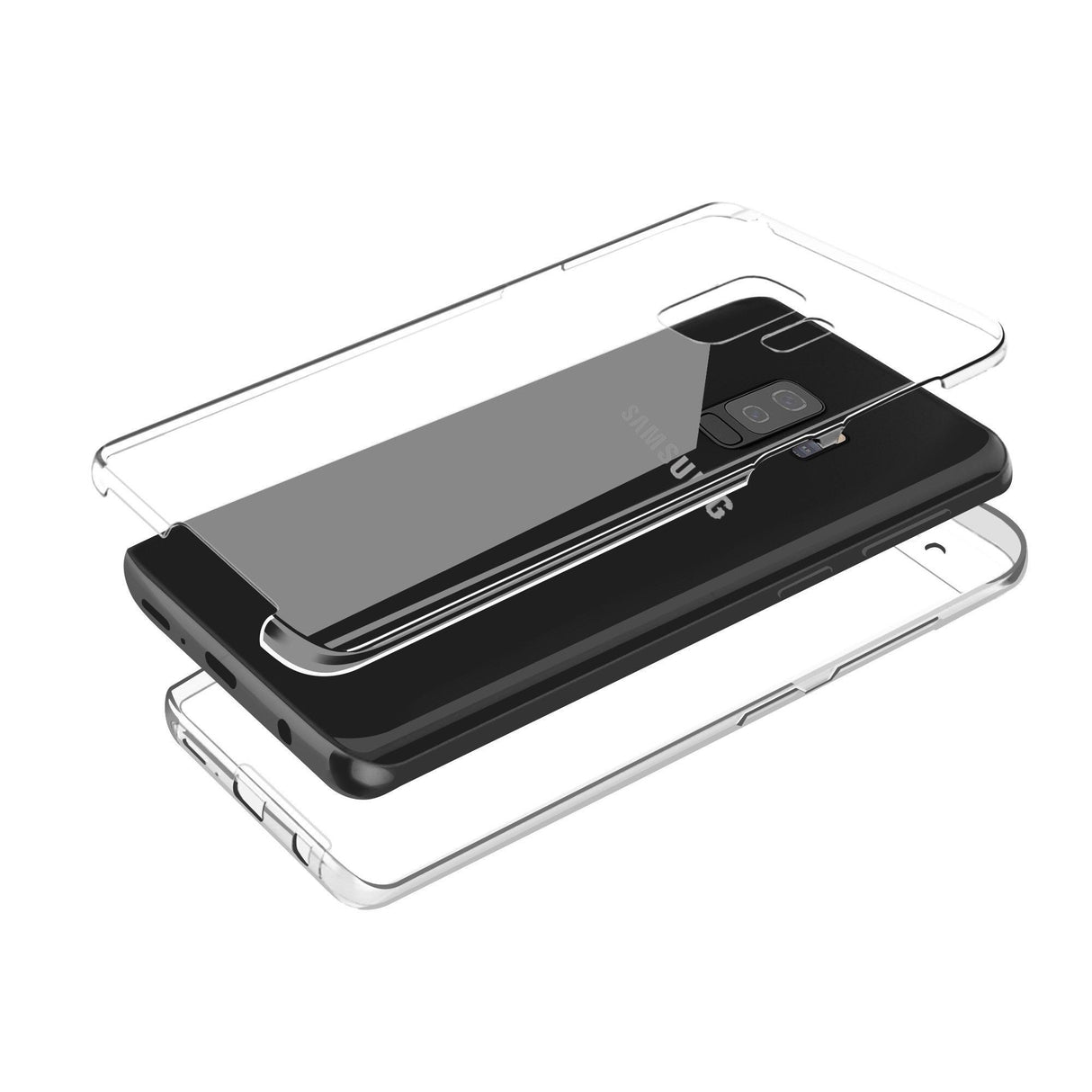 Husa de protectie Flippy® pentru Samsung Galaxy S9 Plus Full Tpu 360 V2 Transparent - vivimall.ro