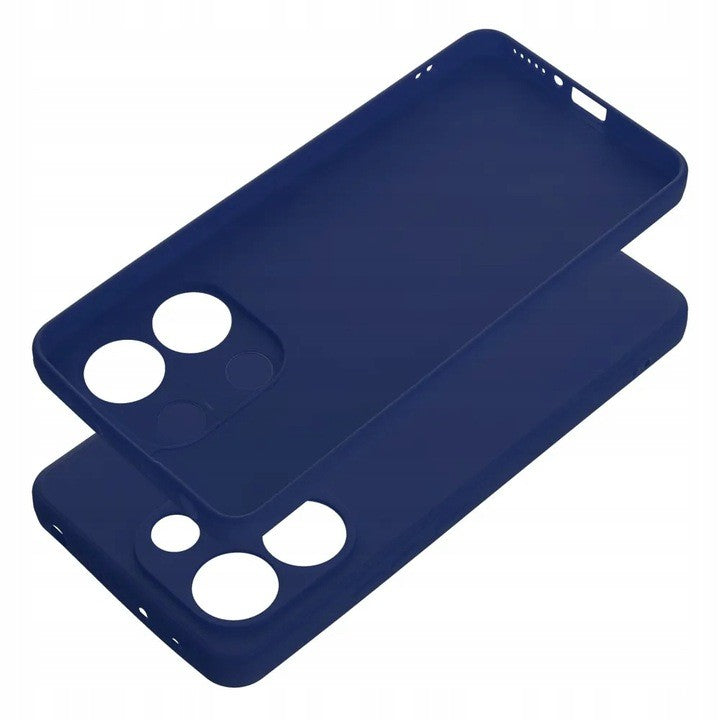 Husa de Protectie, Vivimall, pentru Xiaomi Redmi Note 13 5G, Liquid Silicone, cu Microfibra pe Interior, Protectie Antisoc, Compatibil Incarcare Wireless, Albastru - vivimall.ro