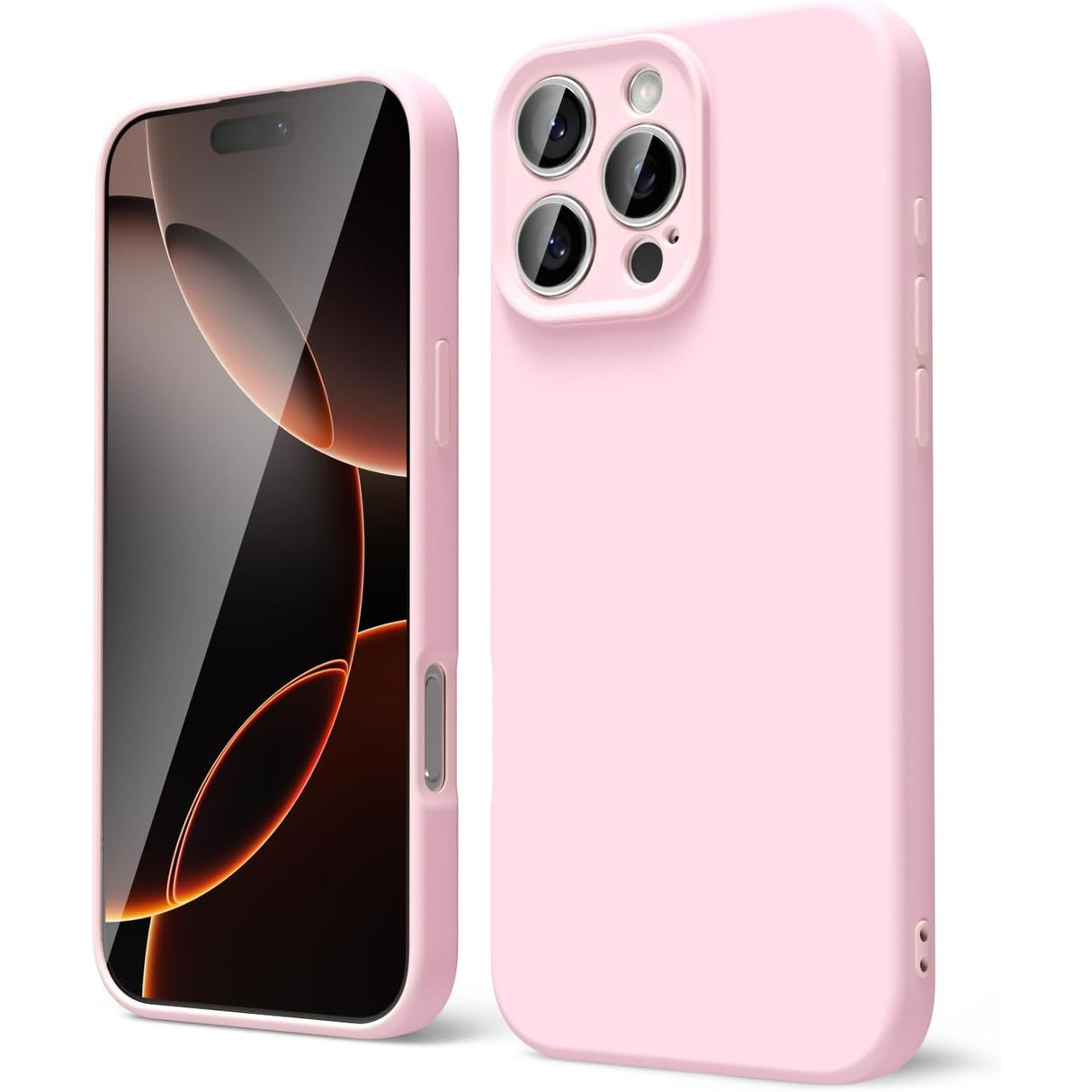 Husa de Protectie Matte TPU, Vivimall, pentru OnePlus Nord CE3 Lite, Protectie Camera, Antisoc, Antizgariere, Antialunecare, Acoperire Completa, Roz - vivimall.ro