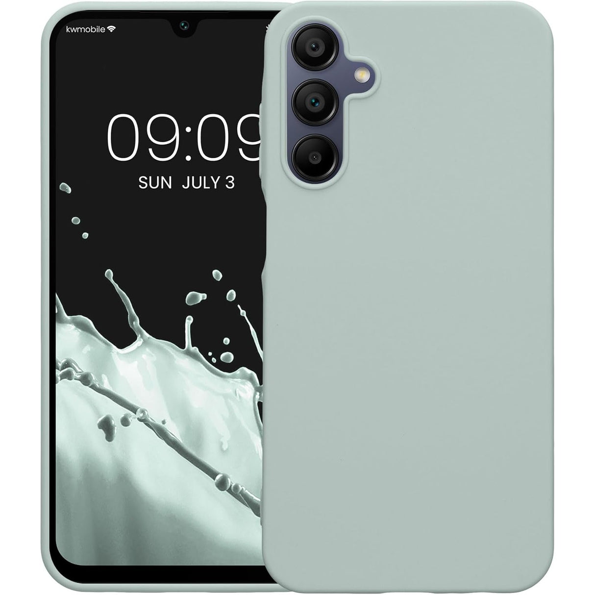 Husa de Protectie Matte TPU, Vivimall, pentru Samsung Galaxy A35 5G, Protectie Camera, Antisoc, Antizgariere, Antialunecare, Acoperire Completa, Verde - vivimall.ro
