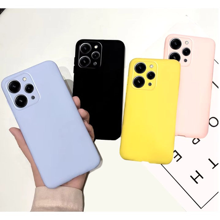 Husa de Protectie Matte TPU, Vivimall, pentru Xiaomi Redmi 12 Pro, Protectie Camera, Antisoc, Antizgariere, Antialunecare, Acoperire Completa, Albastru - vivimall.ro