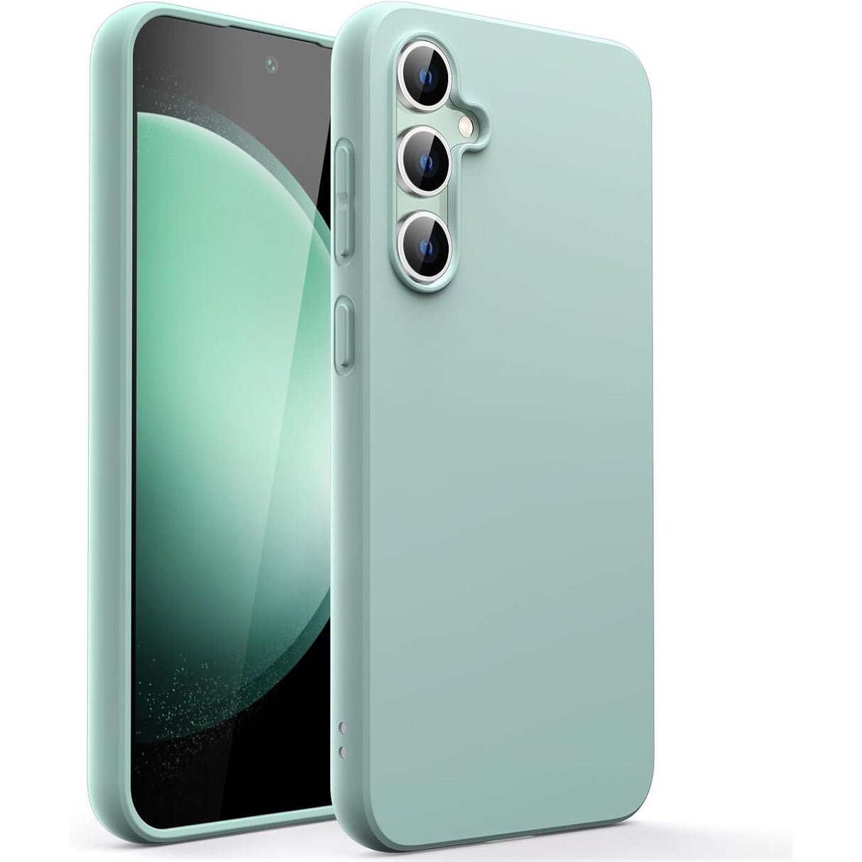 Husa de Protectie Matte TPU, Vivimall, pentru Xiaomi Redmi 13C, Protectie Camera, Antisoc, Antizgariere, Antialunecare, Acoperire Completa, Verde - vivimall.ro