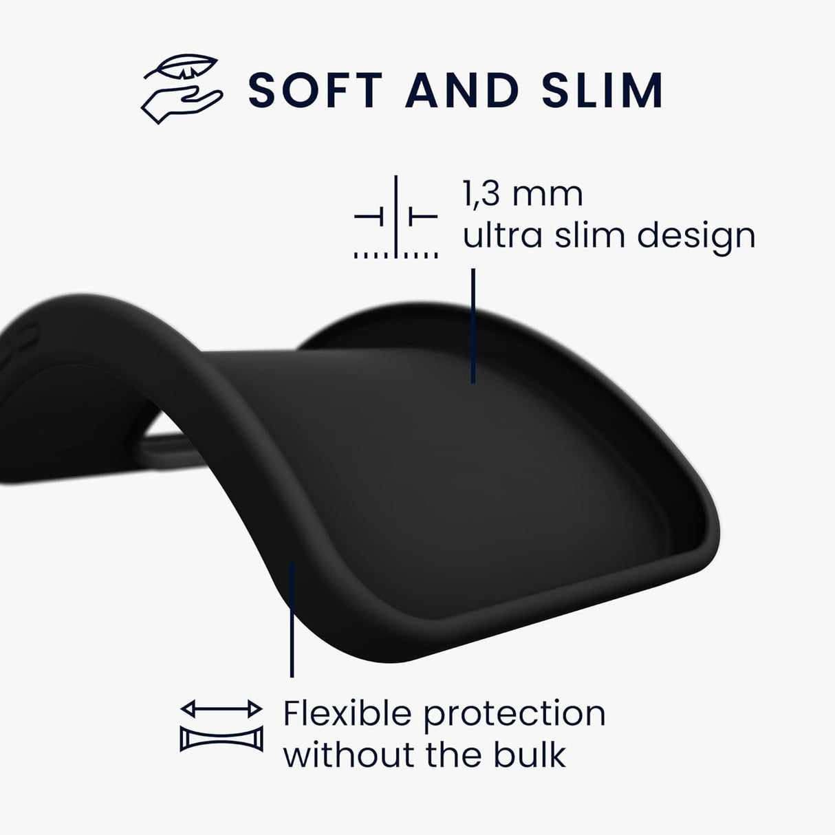 Husa de Protectie Matte TPU, Vivimall, pentru Xiaomi Redmi Note 12 5G, Protectie Camera, Antisoc, Antizgariere, Antialunecare, Acoperire Completa, Negru - vivimall.ro
