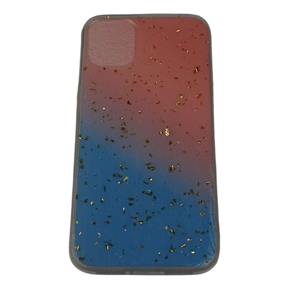 Husa de protectie pentru Apple iPhone SE 2020 Luxury Glitter Gradient Roz Albastru - vivimall.ro