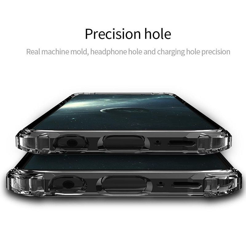 Husa de protectie pentru Samsung Galaxy S9 Tpu Antisoc Negru Transparent - vivimall.ro