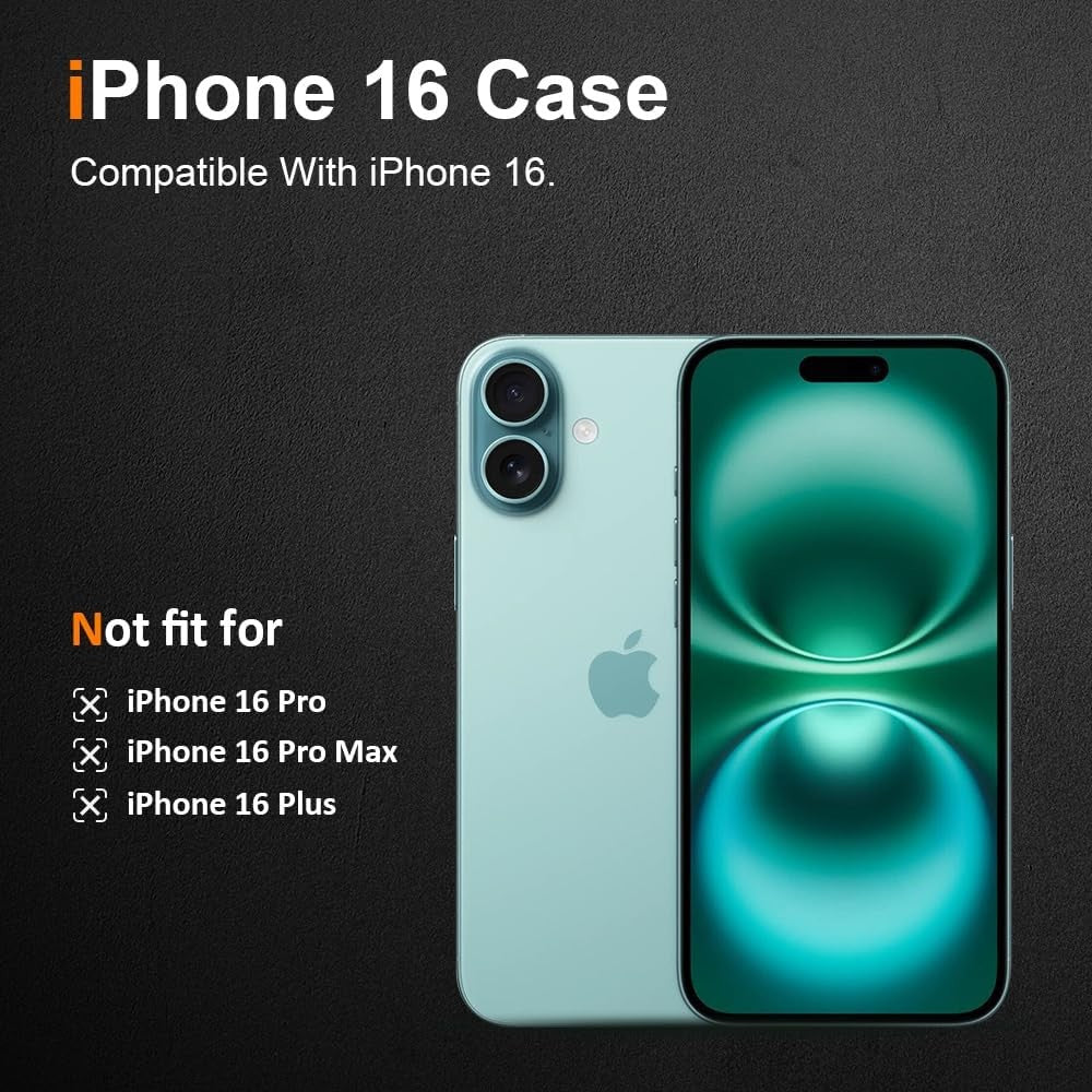 Husa de Protectie din Silicon, pentru Apple iPhone 16, PC, Antisoc, Rezistenta la Impact, Transparenta - vivimall.ro