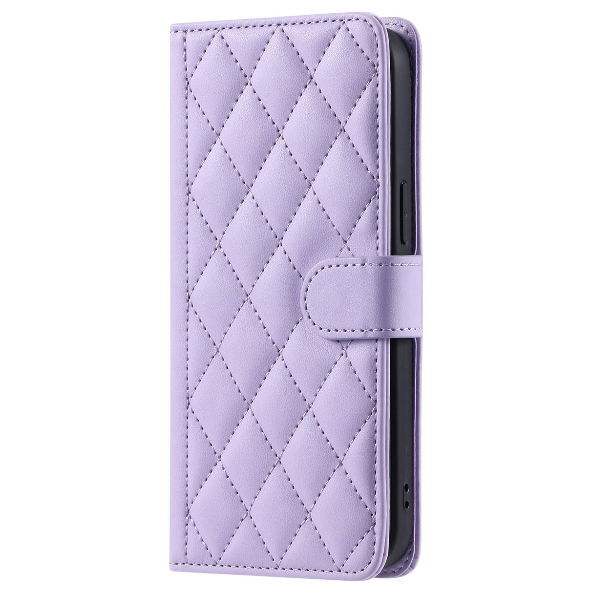 Husa de Protectie Tip Carte, Vivimall, pentru Apple iPhone 15, Model cu Suport si Capsa, Antisoc, Rezistenta la Impact, Protectie Camera, Mov - vivimall.ro