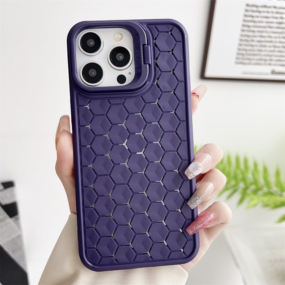 Husa de Protectie TPU, Vivimall, pentru Samsung Galaxy S23 Plus, 3D Cube, cu Inel, Protectie Camera, Antisoc, Antizgariere, Antialunecare, Acoperire Completa, Mov - vivimall.ro