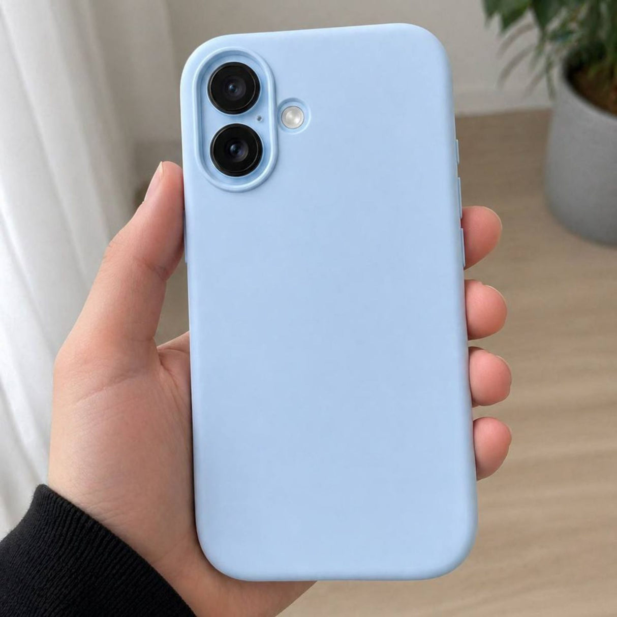 Husa de Protectie Telefon, Flippy, Compatibila cu iPhone 17, Silicon Premium Antisoc, Protectie Completa 360, Design Modern, Anti-Zgirieturi, Interior Microfibra, Albastru - vivimall.ro