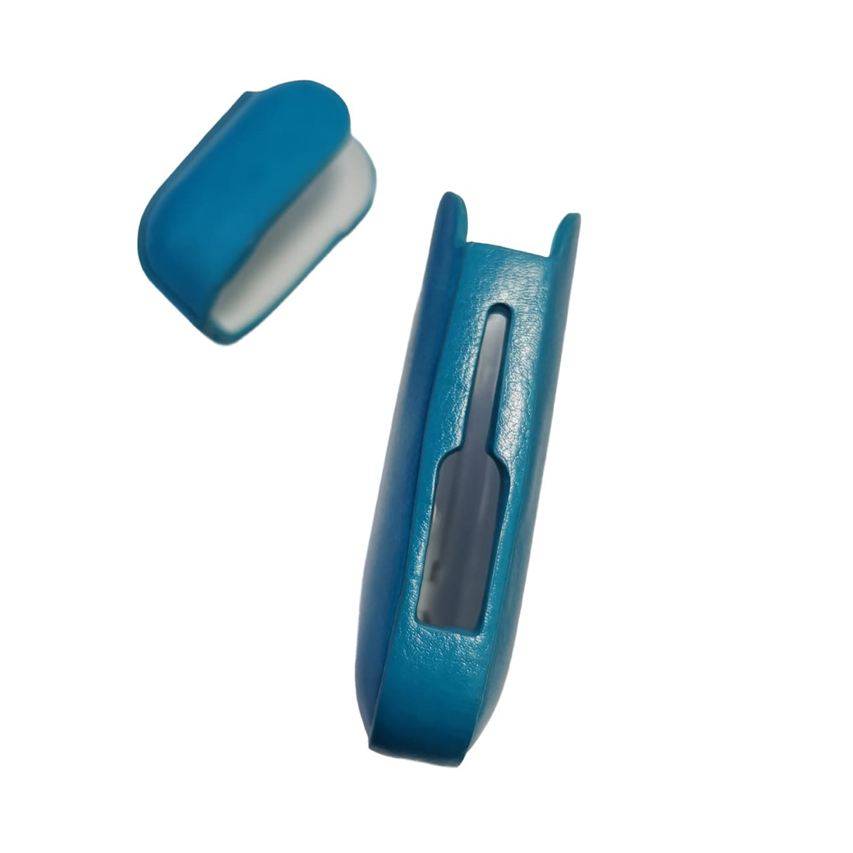 Husa Vivimall pentru IQOS 2.4 Plus, Capac de Protectie, Anti Soc si Zgarieturi, din Piele Ecologica, 43 g, 12 x 6 x 2.5 cm, Turcoaz - vivimall.ro