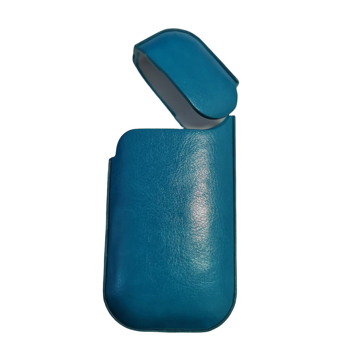 Husa Vivimall pentru IQOS 2.4 Plus, Capac de Protectie, Anti Soc si Zgarieturi, din Piele Ecologica, 43 g, 12 x 6 x 2.5 cm, Turcoaz - vivimall.ro