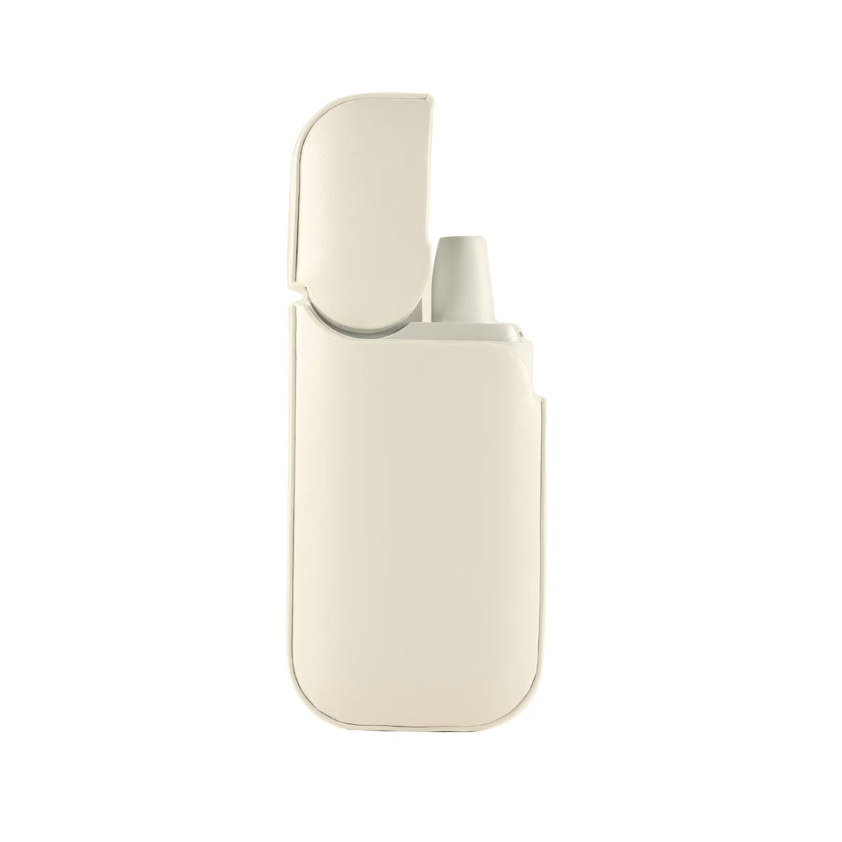 Husa Vivimall pentru IQOS 2.4 Plus, Capac de Protectie, Anti Soc si Zgarieturi, din Piele Ecologica, 43 g, 12 x 6 x 2.5 cm, Alb - vivimall.ro
