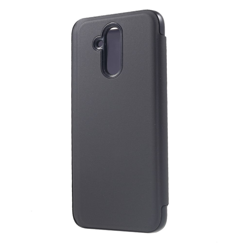 Husa Huawei Mate 20 Lite Flip Cover Oglinda Negru - vivimall.ro