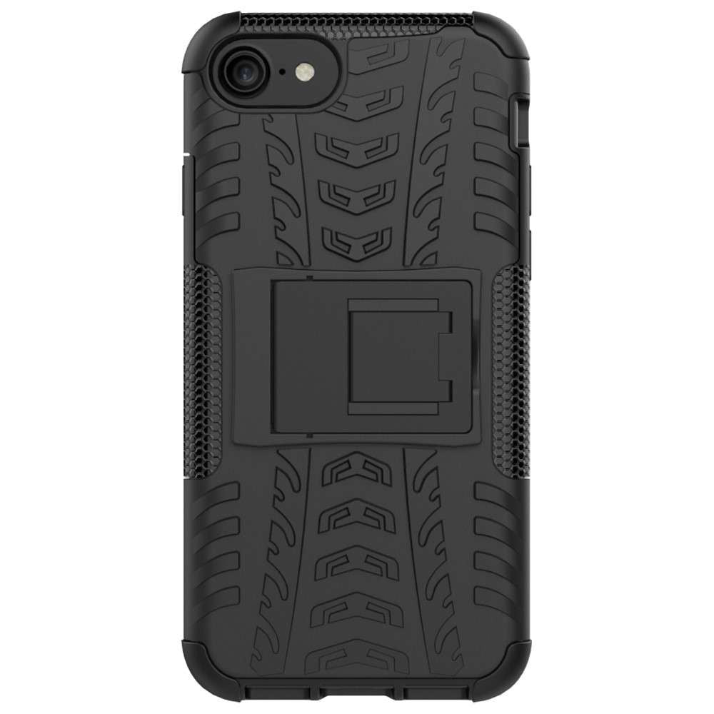 Husa Flippy compatibila cu Apple iPhone X Defender Model 3 cu Suport, Negru - vivimall.ro