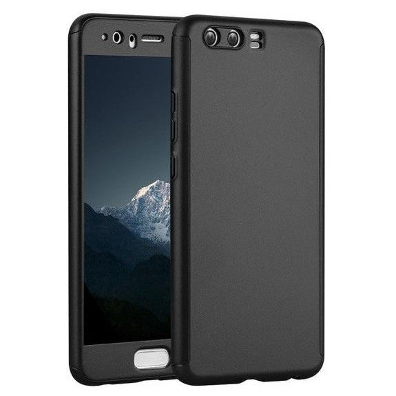 Husa Huawei P10 Plus Full Cover 360 Negru + Folie de protectie - vivimall.ro