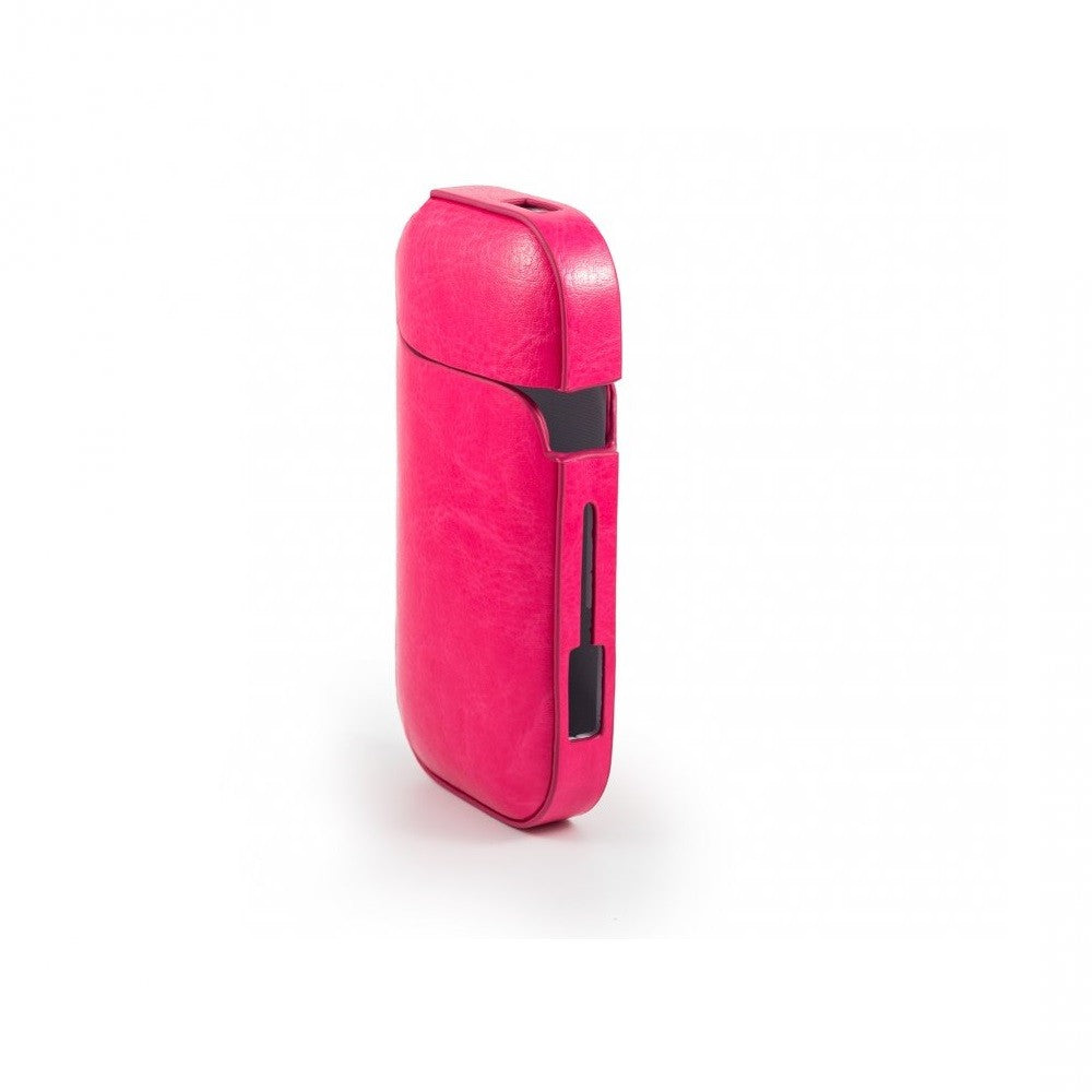 Husa Vivimall pentru IQOS 2.4 Plus, Capac de Protectie, Anti Soc si Zgarieturi, din Piele Ecologica, 43 g, 12 x 6 x 2.5 cm, Roz - vivimall.ro