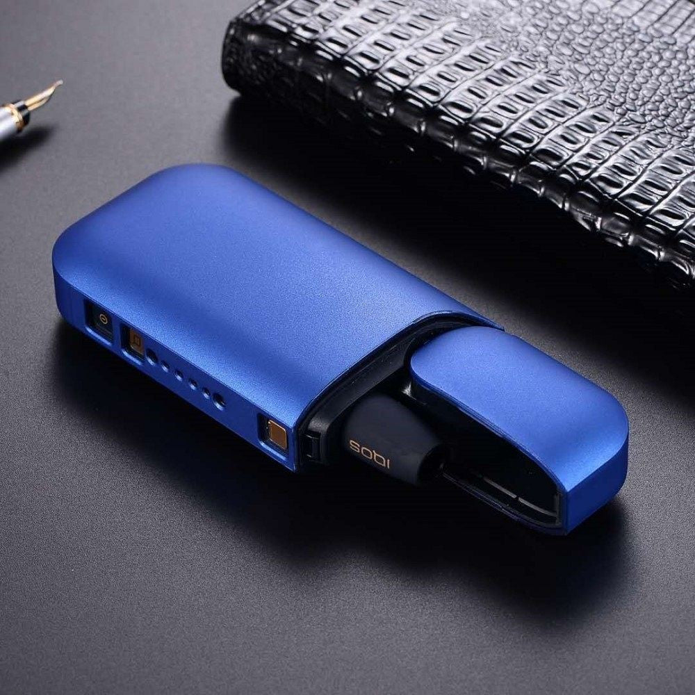 Husa Vivimall pentru IQOS 2.4 Plus, Capac de Protectie, Anti Soc si Zgarieturi, Full Body, din Plastic, 11.5 x 5 x 2.3 cm, Albastru - vivimall.ro